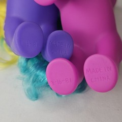 10x Gi-Go Wonder Pony Land Unicorns Lot Purple Pink Blue White Stars Bee Bolt