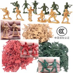 Nostalgic Plastic Soldier Model Toys Military Sandbox Set Model Boy Puzzle Toys