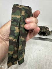 1/6 HASBRO GI JOE US ARMY 10TH MTN DIV WOODLAND CAMOUFLAGE UNIFORM & HELMET SET