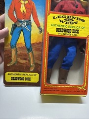VTG Deadwood Dick Legends Of The West 1973 Excel Toy Corp 9.5″ Wyatt Earp Annie