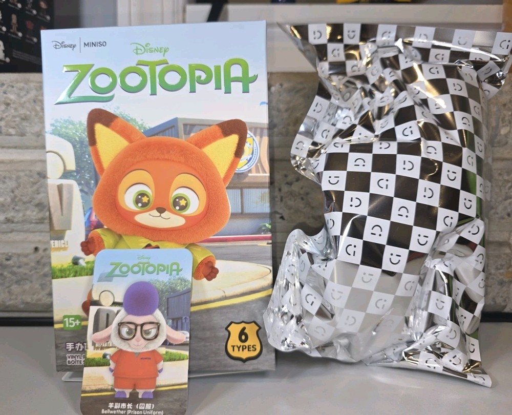 MINISO Zootopia Series doll Vinyl Plush Pendant Belleather Prison Confirmed