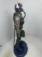 1/6 US NAVY F-14 “TOP GUN” MAVERICK TOM CRUISE TOMCAT FIGHTER PILOT + USN STAND