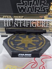 Hot Toys MMS735 STAR WARS Clone Trooper Gold Chrome 1/6 Figure’s Base Stand Only