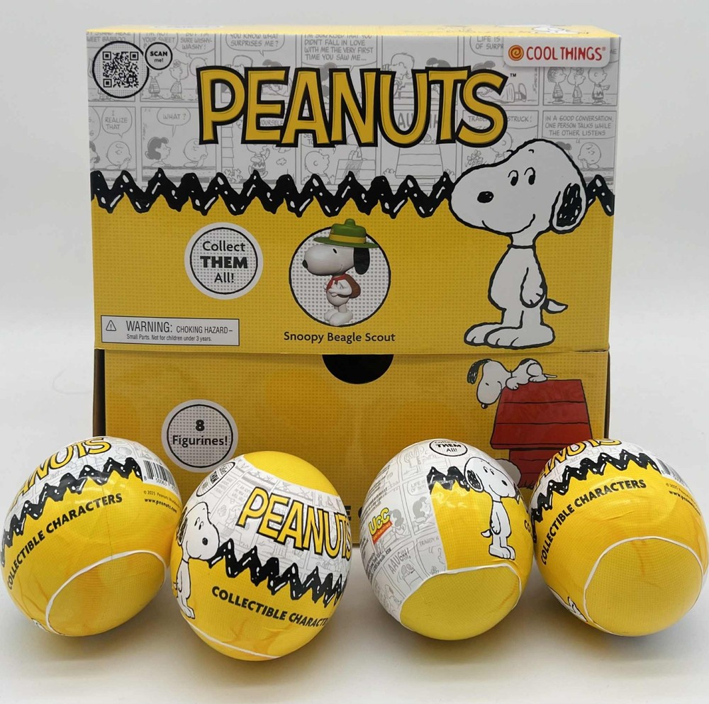 4x Snoopy Peanuts Woodstock Blind Ball Figure New Official Exclusive Sealed
