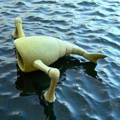 SEA EATER 3D Printed Flexible fidget toy Articulating – Desk Or Shelf Decor