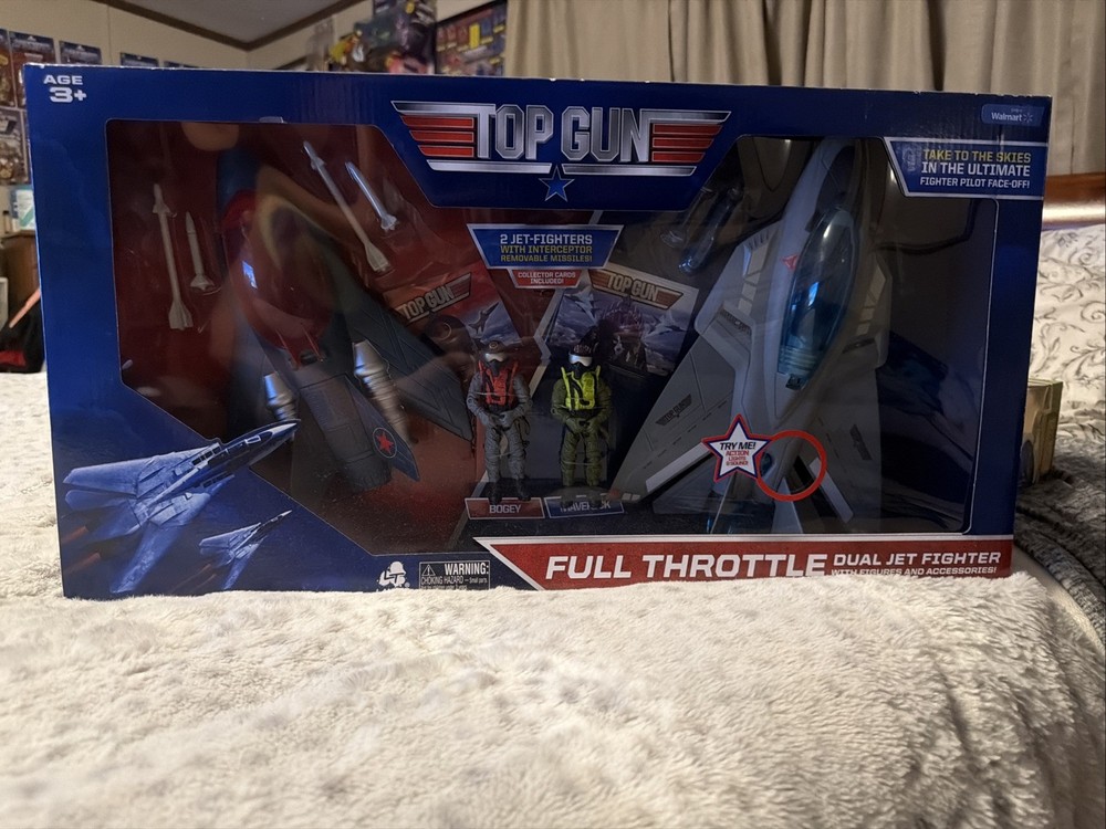 2020 LANARD TOP GUN FULL THROTTLE SET Dual Jet Fighter Maverick Bogey New Sealed