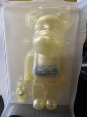 Bearbrick 2020 My First Bearbrick Bearbrick 400% and 100% Set. Yellow Color