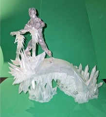 3D Printed Marvel legends Iceman Ice Slide effects Diorama Xmen Xfactor