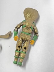 1986 GI Joe Serpentor Figure W. Hood Snake Parts Lot Cobra Vintage Weapon