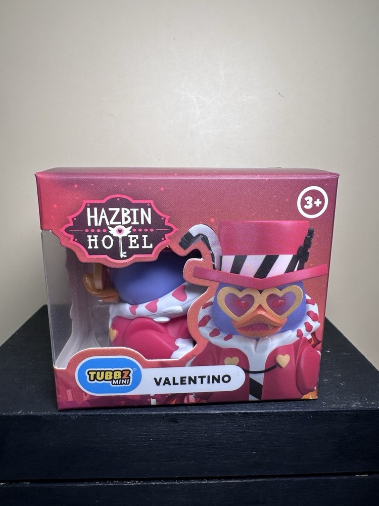New 2026 Mini Tubbz Hazbin Hotel: Valentino Collectible rubber duck
