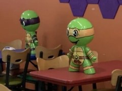 NEW! 4 Pcs NINJA TURTLE Collection Birthday Party Favors TMNT inflatable toy 24”