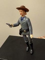 Vintage 1975 Excel Legends of the West Wild Bill Hickok Figure w/ Hat and Gun 4”
