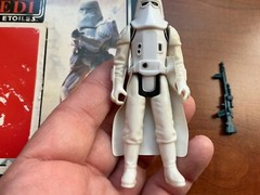 Star Wars 1983 Vintage Palitoy Tri-Logo Snowtrooper w/ Trilogo Cardback