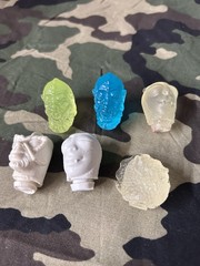 Motu Head Lot Of 6 Customizable motu