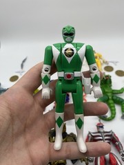 Vintage Power Rangers Figure Lot Flip Head Pink Red Green Yellow Peckster Zedd