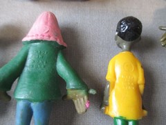 VINTAGE FAT ALBERT & JUNKYARD GANG COSBY KIDS TV SHOW TOY 8 FIGURE PLAY SET + 1