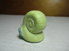 1996 Pokemon Finger Puppet Clear Omanyte Gotta Catch Them All Nintendo Bandai