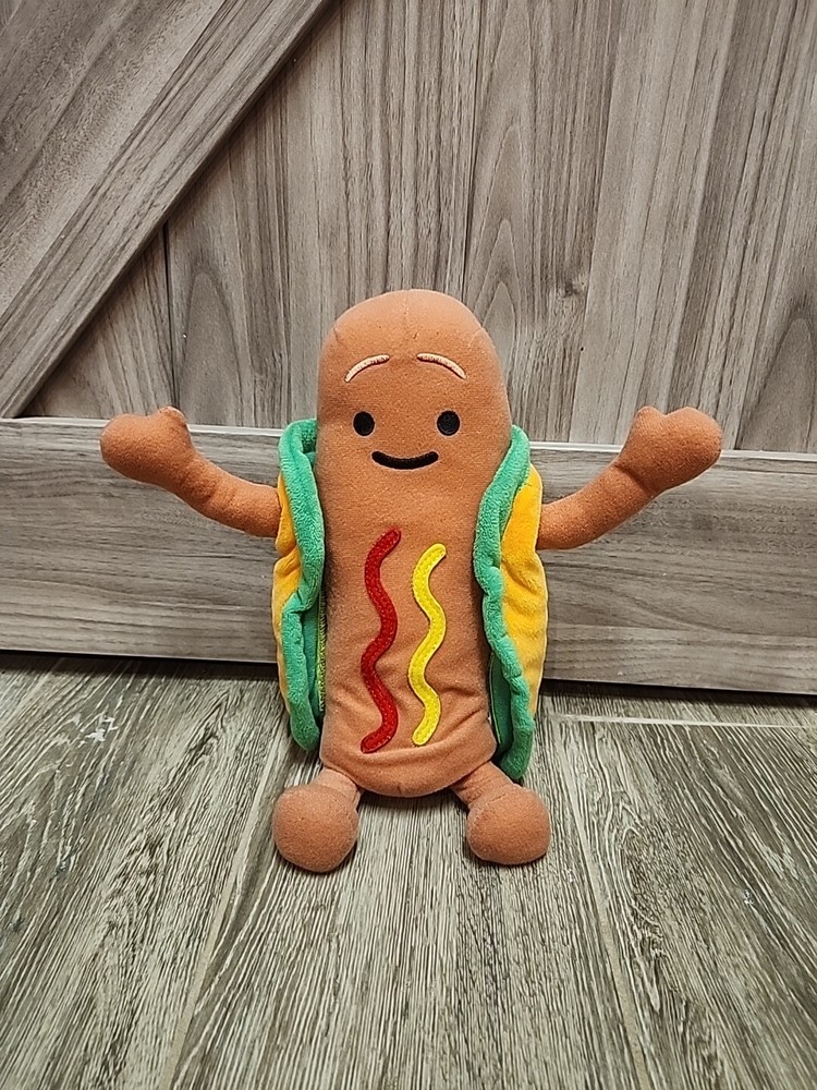 Snapchat Dancing Hot Dog 11” Plush Toy Internet Meme Rare Toy 2017