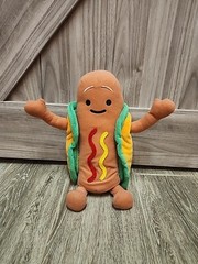 Snapchat Dancing Hot Dog 11” Plush Toy Internet Meme Rare Toy 2017