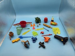Mixed Toy Accessories Lot LEGO Galidor Batman Weapons Parts Action Figures
