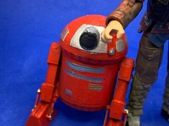 Star Wars Custom Figure: Poe Damerona in mission gear w/ R7-P9 driod