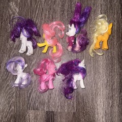 My Little Pony G4 Lot of 7 Figures Pinkie Pie Rarity Fluttershy Applejack MLP