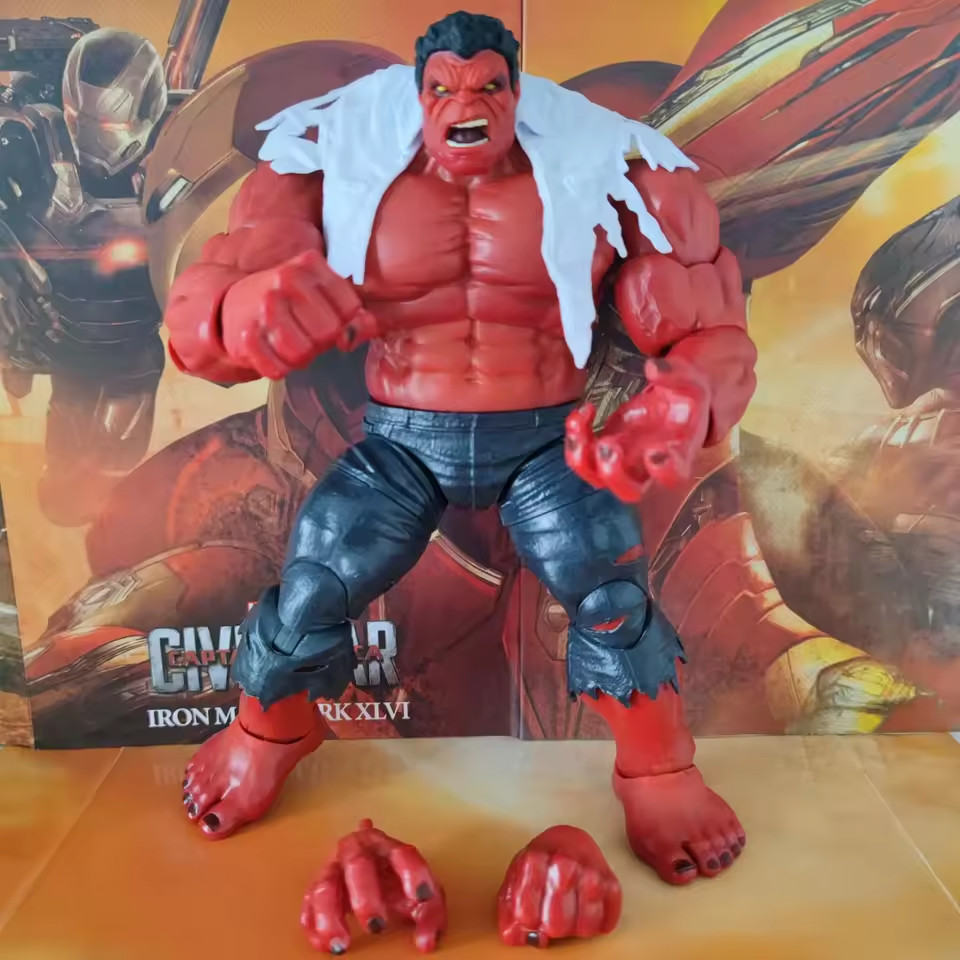 Marvel Legends Red Hulk Deluxe Target Exclusive Figure Loose Figure