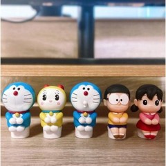 T-ARTS Gashapon Capsule Toy Doraemon 5 types Mini figure Desktop Decoratoion