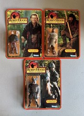 Robin Hood Prince Of Thieves Lot of 3 Little John Will Scarlett The Dark Warrior