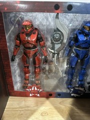Jazwares Halo Spartan Collection Red Team vs Blue Team 2-pack Gamestop Exclusive