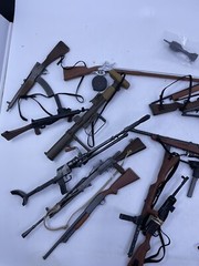 Huge 1/6 Scale Military Weapons Gear Lot Demon, Twizted, Ultimate Solder & More