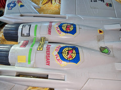 VINTAGE Hasbro 1989 Flying Fighters F-14 Tomcat Jolly Roger no handle