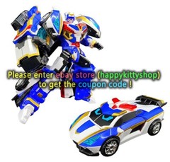 Metal Cardbot S Shape Movable Doll Police Car Robot Toy Boy –