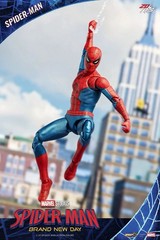 zd toys SPIDER-MAN new red and blue suit brand new day action figure ship August