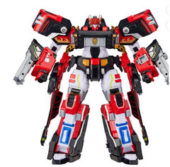 Metal Cardbot W Blaion Transforming Robot Fire Truck Korean Anime Toy Official