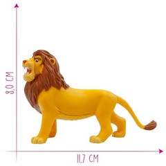 Colorful Hand Painted 5 Inch Simba Toy Figure For Kids Age 3 And Up