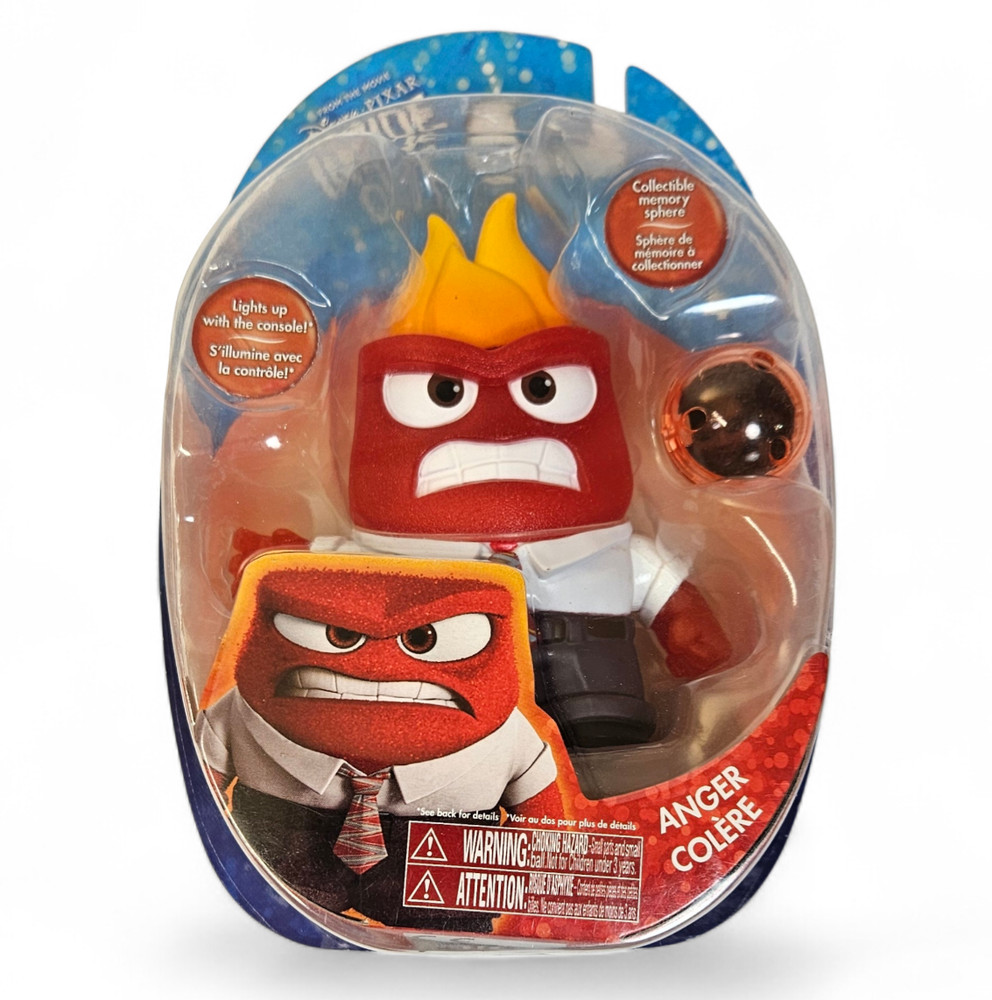 ANGER ACTION FIGURE DISNEY INSIDE OUT LEWIS BLACK MEMORY SPHERE MOSC 2015 RARE
