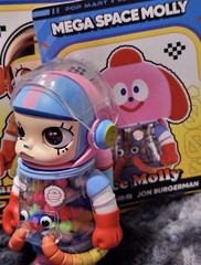 POP MART 🅰️ Authentic MEGA SPACE MOLLY 100% Series 4 [ JON BURGERMAN ] Figure