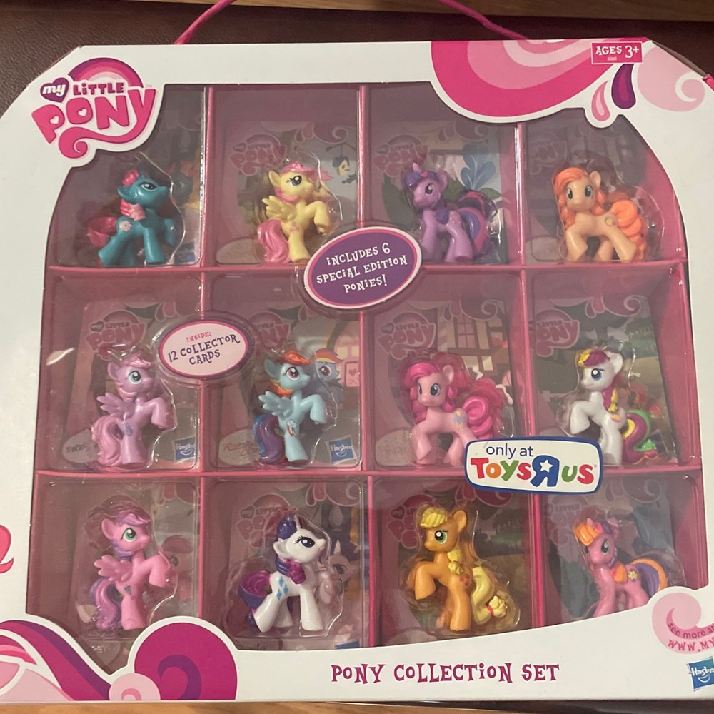 My Little Pony 12 Figure Pony Collection Set 2011 Rare Toys R Us Exclusive