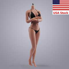 1/6 Female Suntan Russian Special Combat Girl Head+Flexible Figure Body Toy