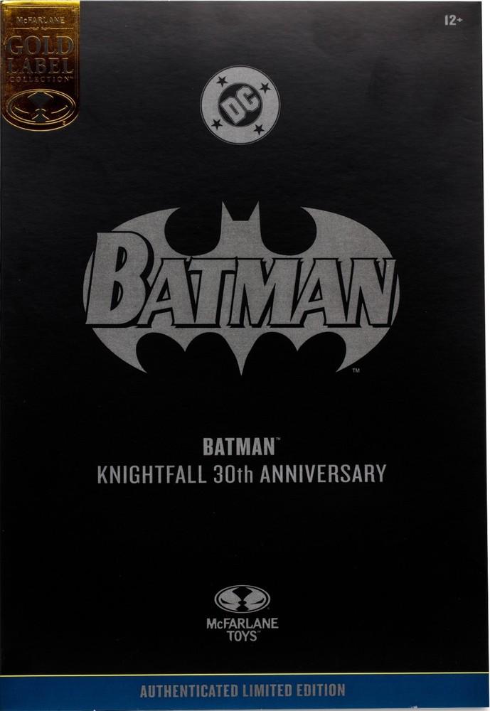 DC Multiverse McFarlane Batman Knightfall 30th Ann Gold Label 7″ New Sealed