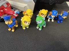 Paw Patrol Aircraft Carrier HQ with Chase Action Figure and Mighty Pups Big Set