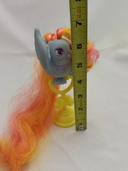 Tiffany Tails Fairy Tails My Little Pony Blue Bird Orange Hair With Stand 1980s
