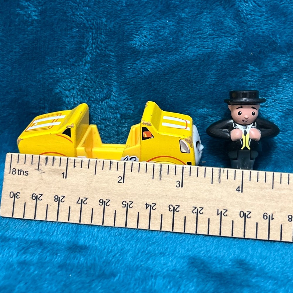 Thomas Wood Railway Ace The Racer & Sir Topham Hatt Figure Fair Condition