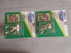 San Francisco 49ers Lot of 2 Joe Montana & Jerry Rice Starting Lineup 1991 NIP