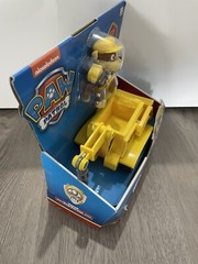 Rubble’s Bulldozer Vehicle with Collectible Figure for Kids Aged 3 and Up Toy