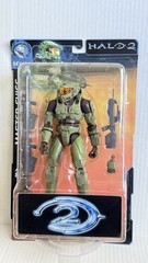 JOY RIDE STUDIOS HALO 2 SERIES 1 MASTER CHIEF W/BATTLE RIFLE & SMGs. NIB GENUIN