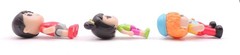 3 Ryans World Figures Remka Bonkers Toy Characters Figures Anna, Artist Lot