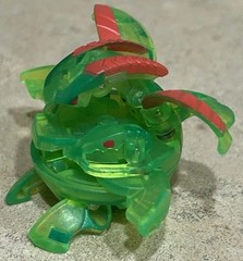 Bakugan Battle Brawlers Percival Neon Green Translucent Ventus 580G