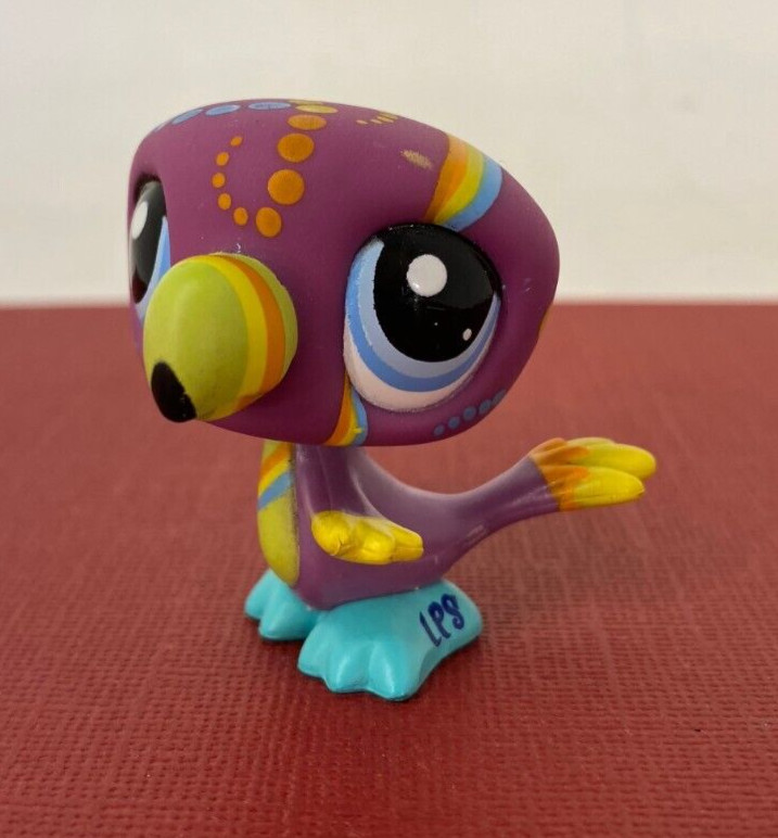 ❤ Littlest Pet Shop ❤ LPS #1848 – Authentic Bird – Postcard Pets Toucan